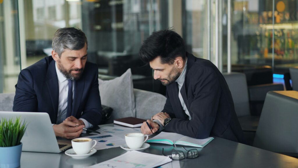 money management planning with charts and financial strategy discussion